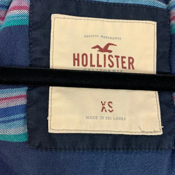 Hollister All Weather Full Zip Hooded Women’s Size XS Blue Comfort Casual Warm - Picture 7 of 16